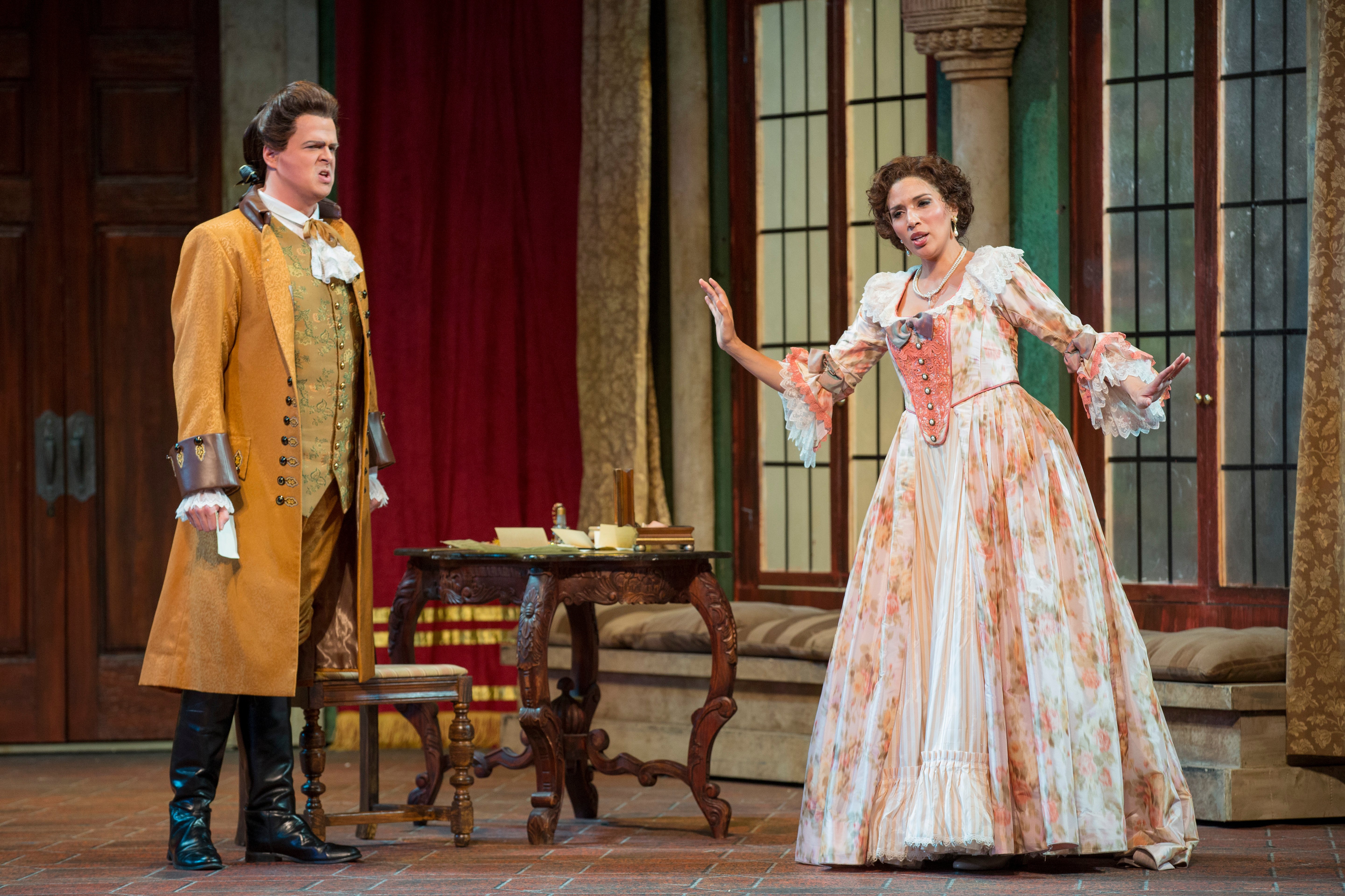 The Count confronts Countess Almaviva