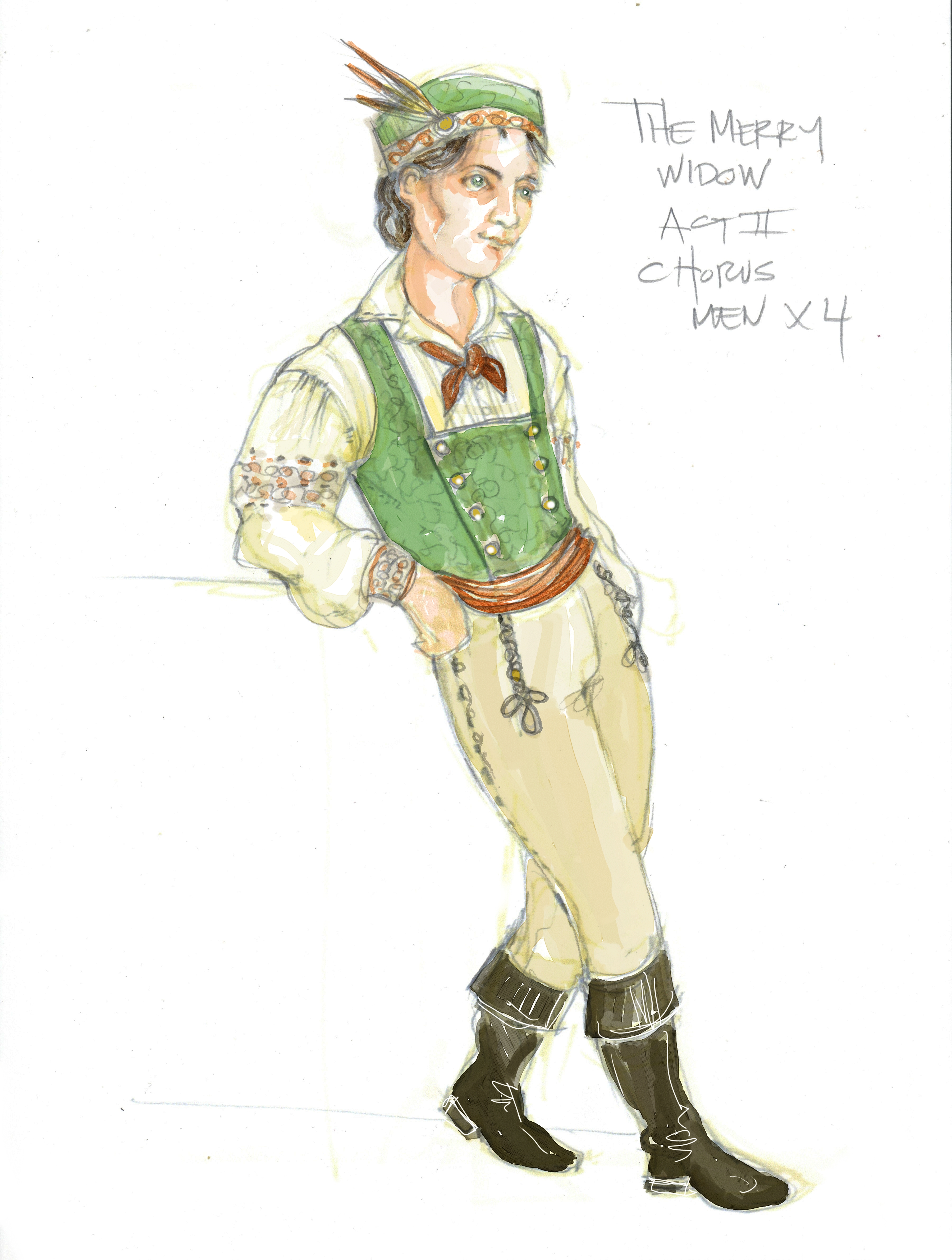 The Merry Widow Costume Photo 01
