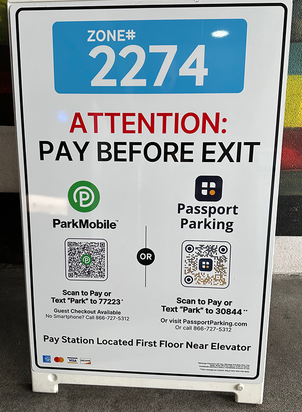 Parking Payment Instructions