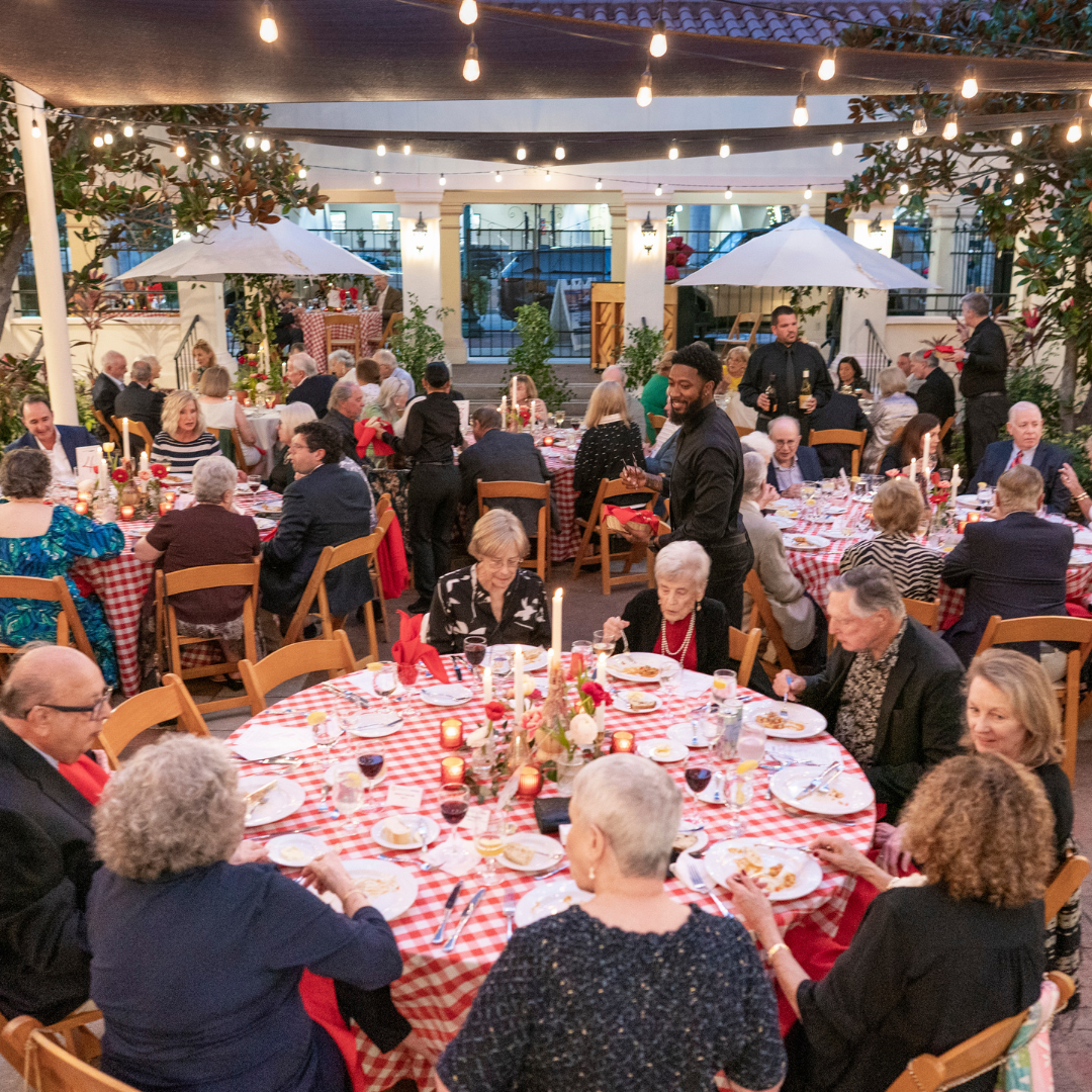 Moonlight and Melodies Dinner table setting