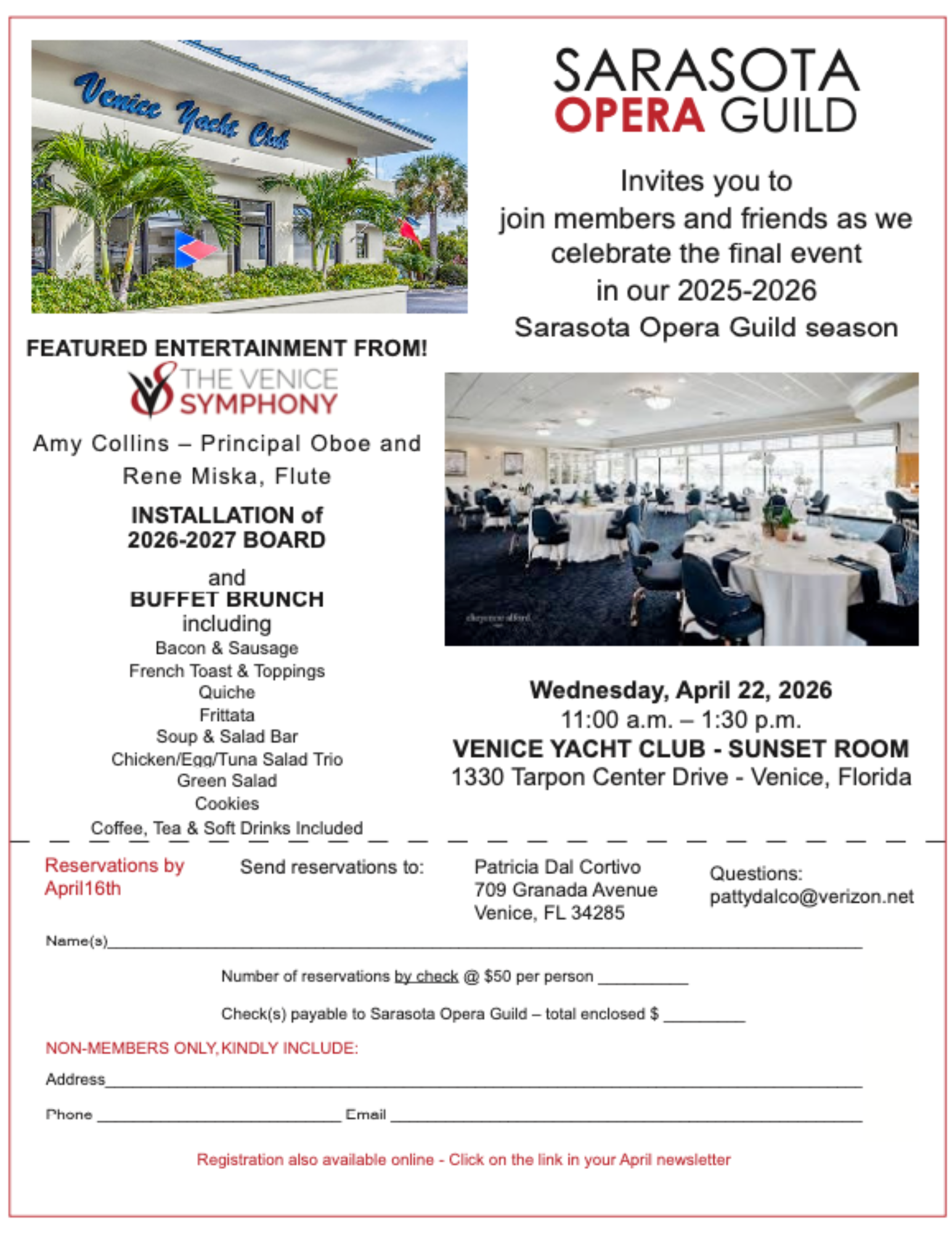 Installation and End of Season Celebration New