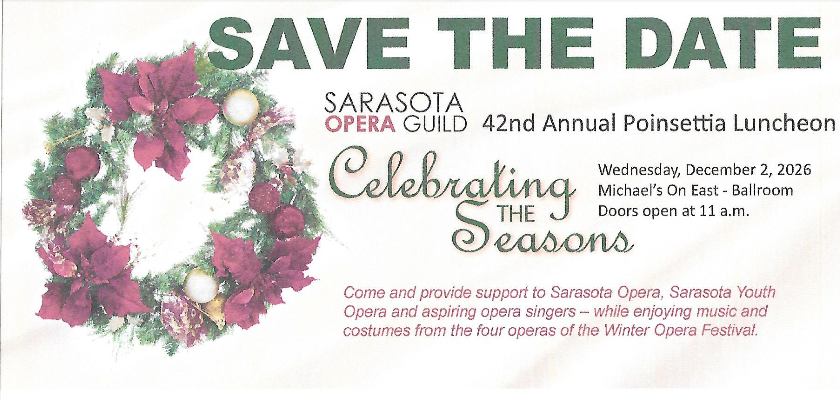 ​42nd Annual Poinsettia Luncheon Save the Date