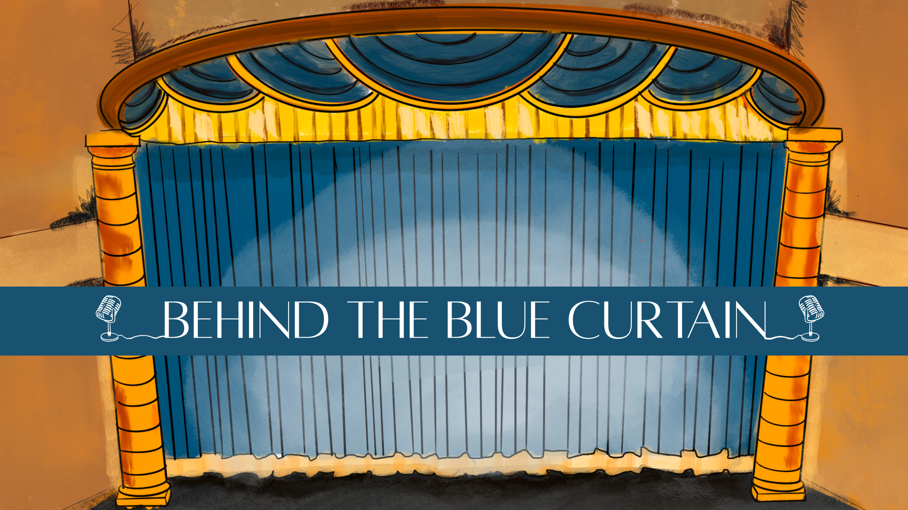 Behind the Blue Curtain